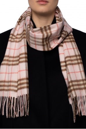 Checked cashmere scarf, zdjęcie 2 Checked cashmere scarf od Burberry